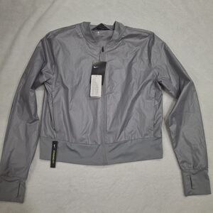 Nike Women's Silver Bomber Jacket.Size M
